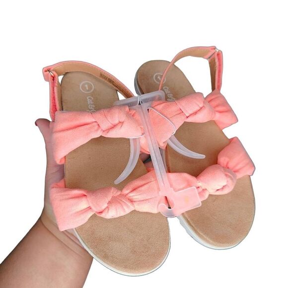 Cat & Jack Elena Coral Boho Girls Sandals - Picture 1 of 9